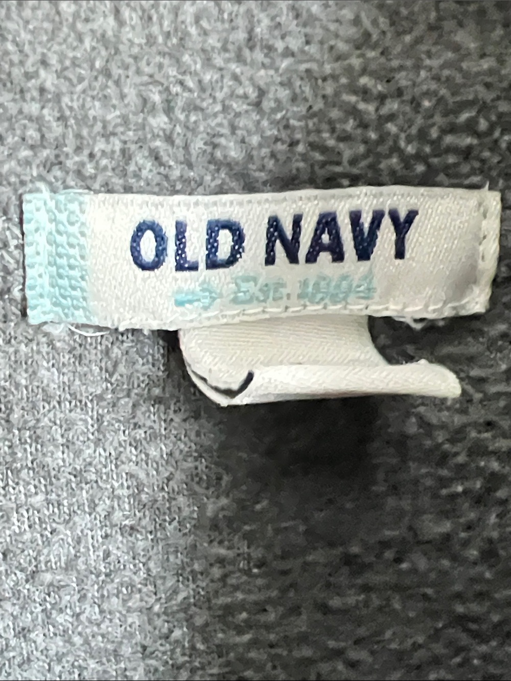 Old Navy | Gray Teddy Fleece Full-Zip Jacket Comfy Cozy Activewear Medium - Picture 3 of 17